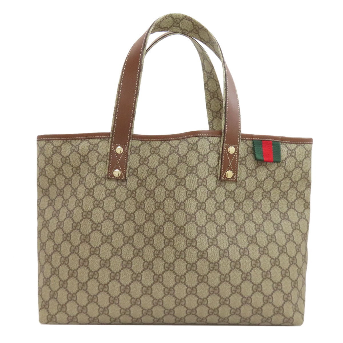 GUCCI 211134 GG Supreme Tote Bag PVC Ladies [Used]