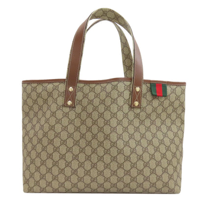 GUCCI 211134 GG Supreme Tote Bag PVC Ladies [Used]