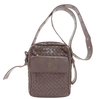 BOTTEGA VENETA Intrecciato Shoulder Bag Leather Ladies [Used]