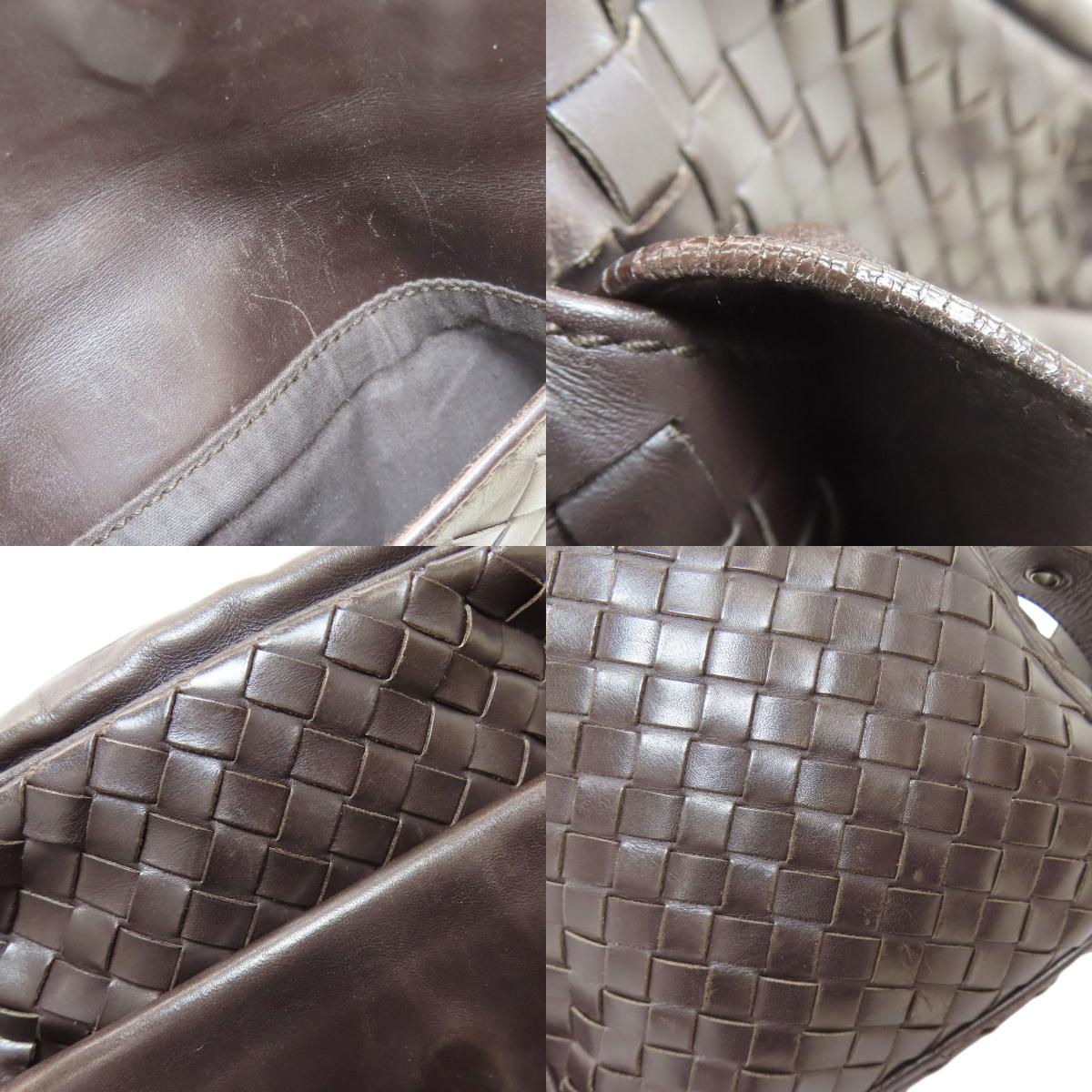 BOTTEGA VENETA Intrecciato Shoulder Bag Leather Ladies [Used]