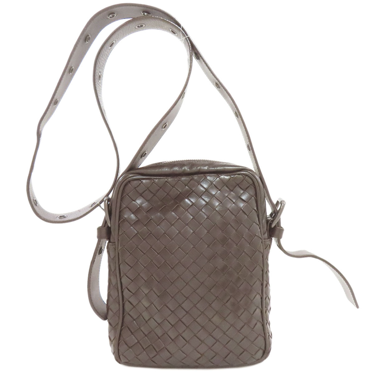 BOTTEGA VENETA Intrecciato Shoulder Bag Leather Ladies [Used]