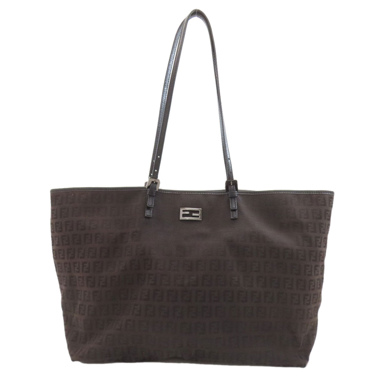FENDI Zucchinopattern Tote Bag Canvas Ladies [Used]