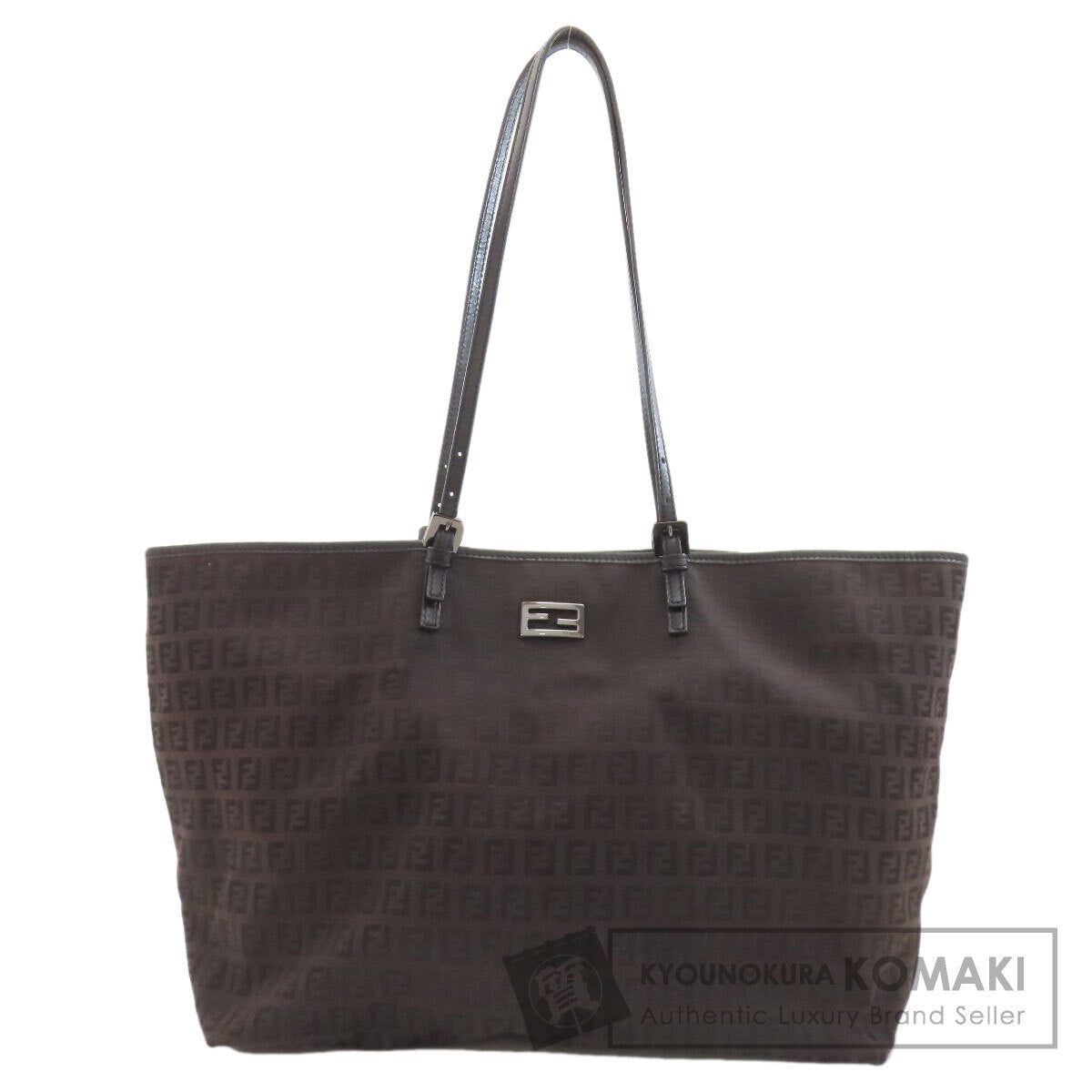 FENDI Zucchinopattern Tote Bag Canvas Ladies [Used]