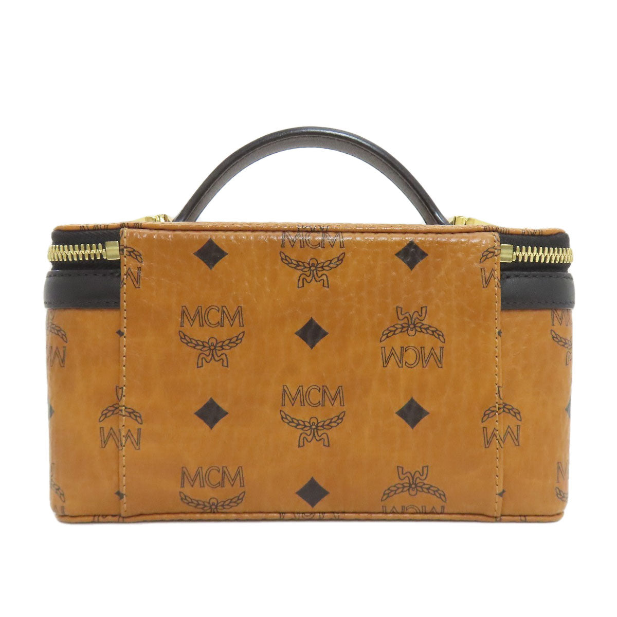 MCM logo Handbag PVC Ladies [Used]