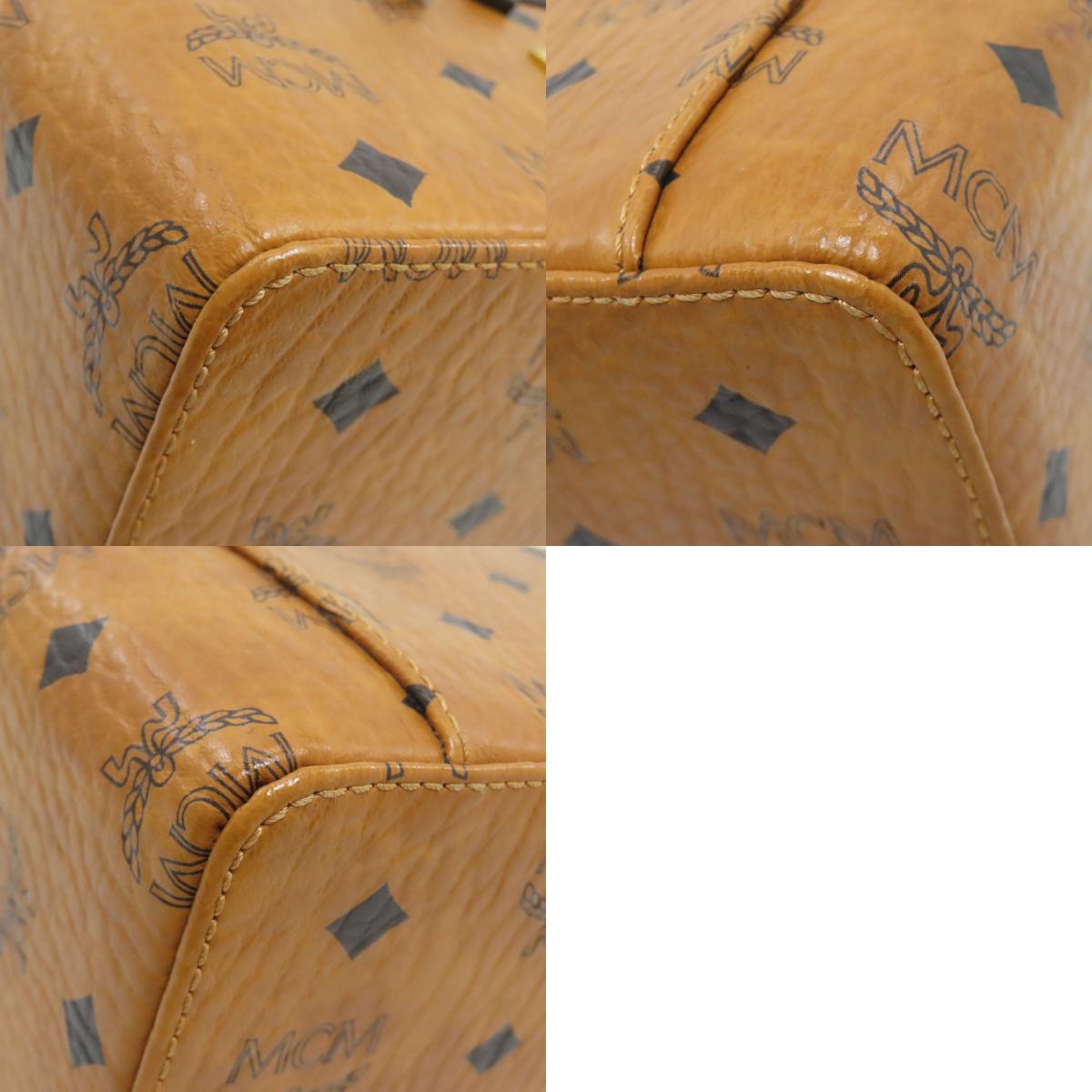 MCM logo Handbag PVC Ladies [Used]