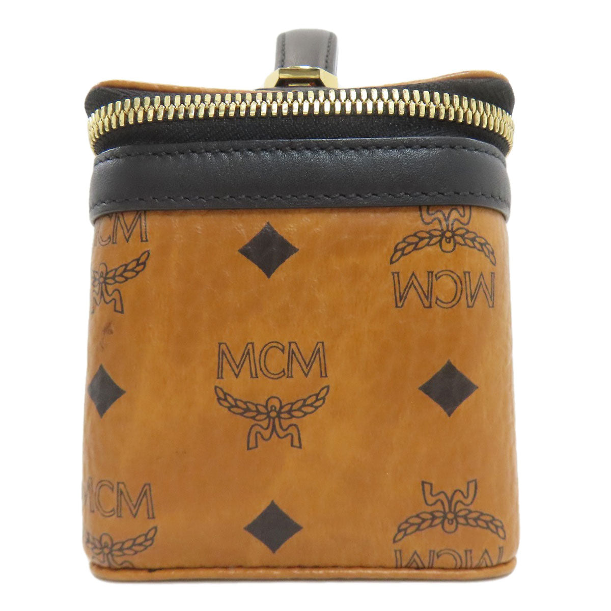 MCM logo Handbag PVC Ladies [Used]