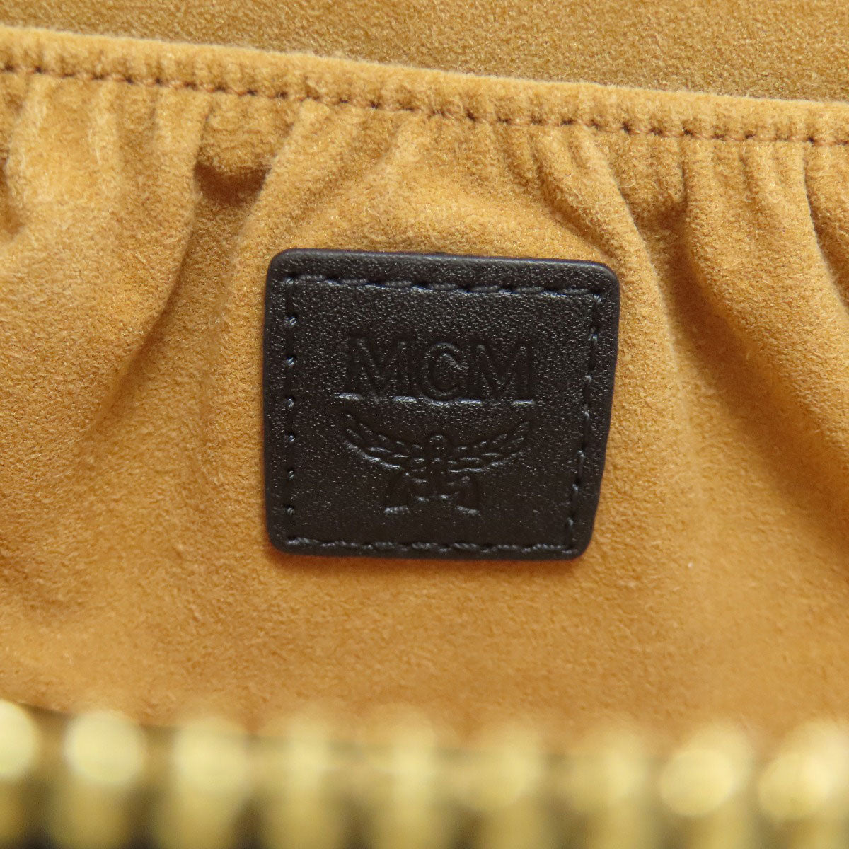 MCM logo Handbag PVC Ladies [Used]
