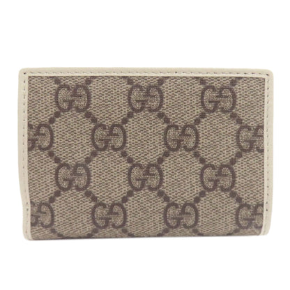 GUCCI 644462 Horsebit GG Bifold Wallet with Coin Pocket PVC LeatherLadies [Used]