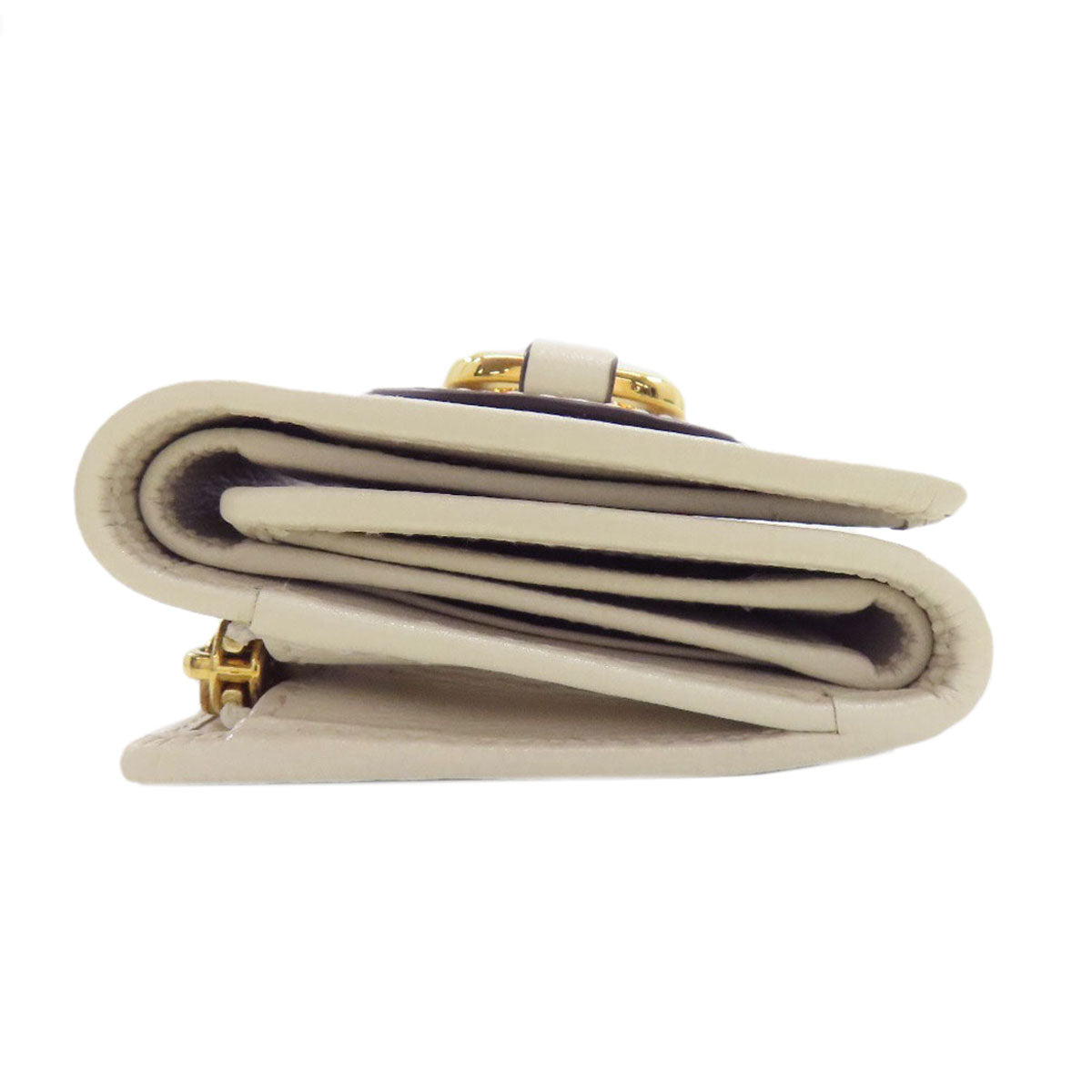 GUCCI 644462 Horsebit GG Bifold Wallet with Coin Pocket PVC LeatherLadies [Used]