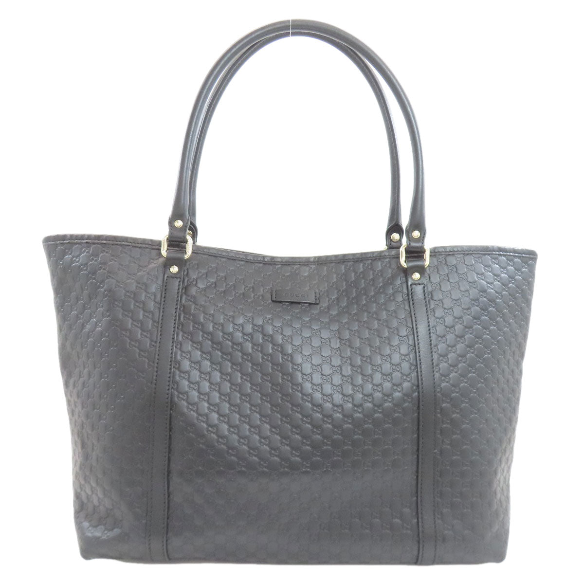 GUCCI 449647 Outlet GG Signature Micro Shima Tote Bag Calf Ladies [Used]