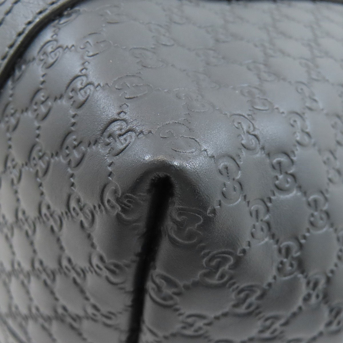 GUCCI 449647 Outlet GG Signature Micro Shima Tote Bag Calf Ladies [Used]