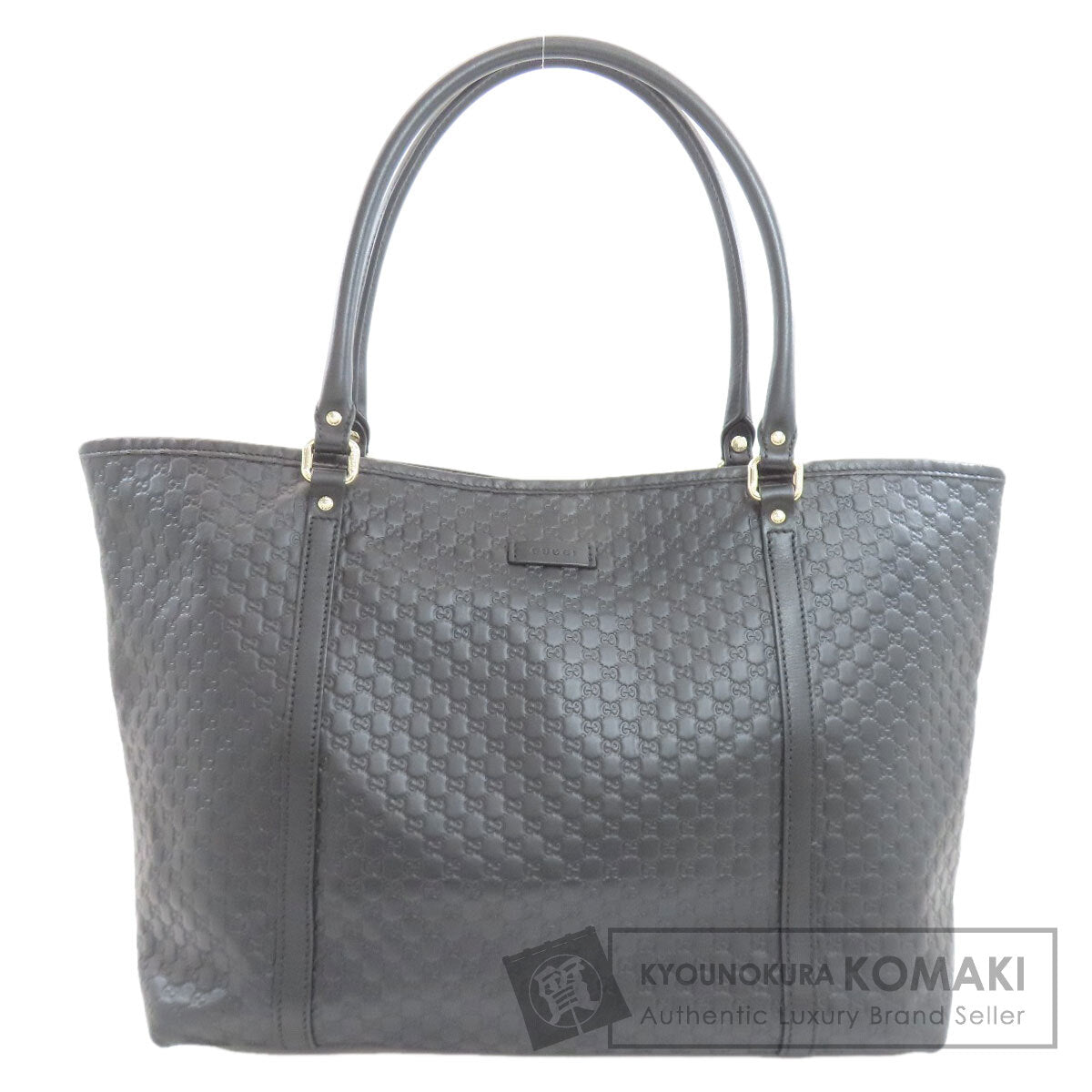GUCCI 449647 Outlet GG Signature Micro Shima Tote Bag Calf Ladies [Used]