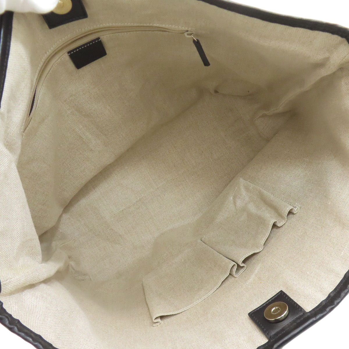 GUCCI 449647 Outlet GG Signature Micro Shima Tote Bag Calf Ladies [Used]
