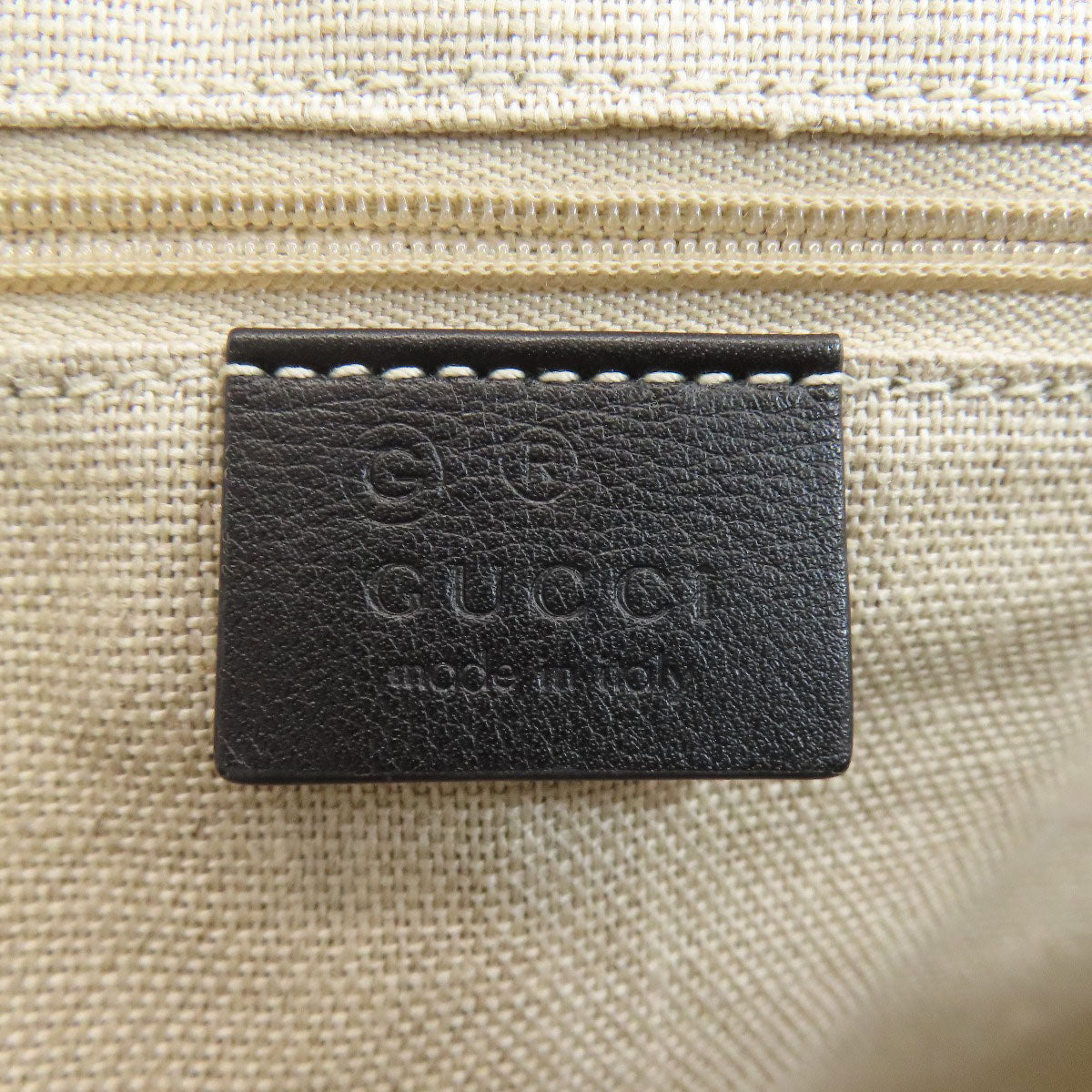 GUCCI 449647 Outlet GG Signature Micro Shima Tote Bag Calf Ladies [Used]