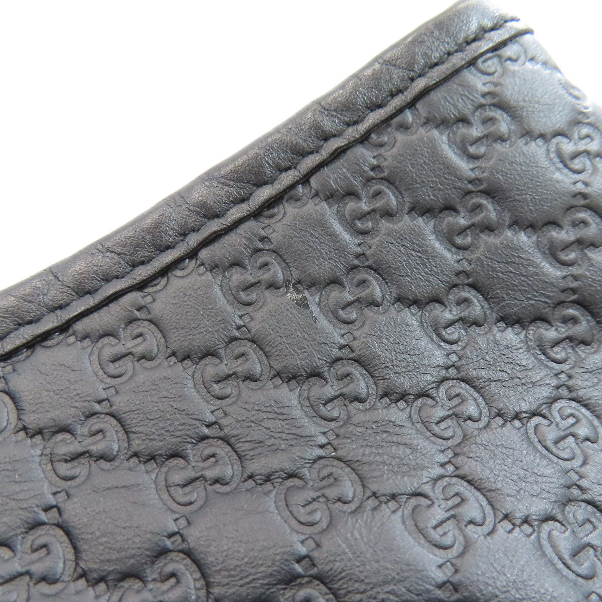 GUCCI 449647 Outlet GG Signature Micro Shima Tote Bag Calf Ladies [Used]