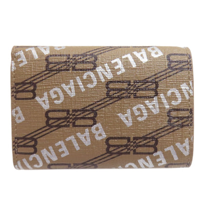 BALENCIAGA 594312 Tri-fold Wallet Mini Wallet Bifold Wallet with Coin Pocket Leather Ladies [Used]