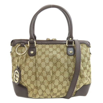 GUCCI 247902 Sukey GG 2WAY Tote Bag Canvas Ladies [Used]