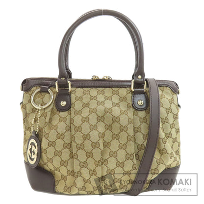 GUCCI 247902 Sukey GG 2WAY Tote Bag Canvas Ladies [Used]