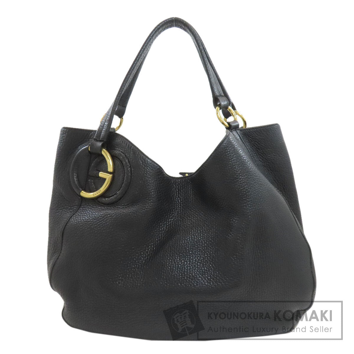 GUCCI 309531 Interlocking G Tote Bag Leather Ladies [Used]