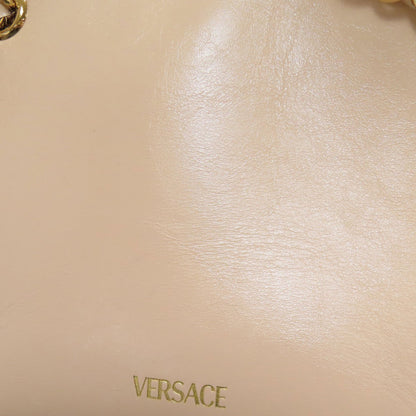 VERSACE logo Handbag Calf Ladies [Used]