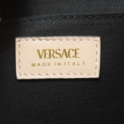 VERSACE logo Handbag Calf Ladies [Used]