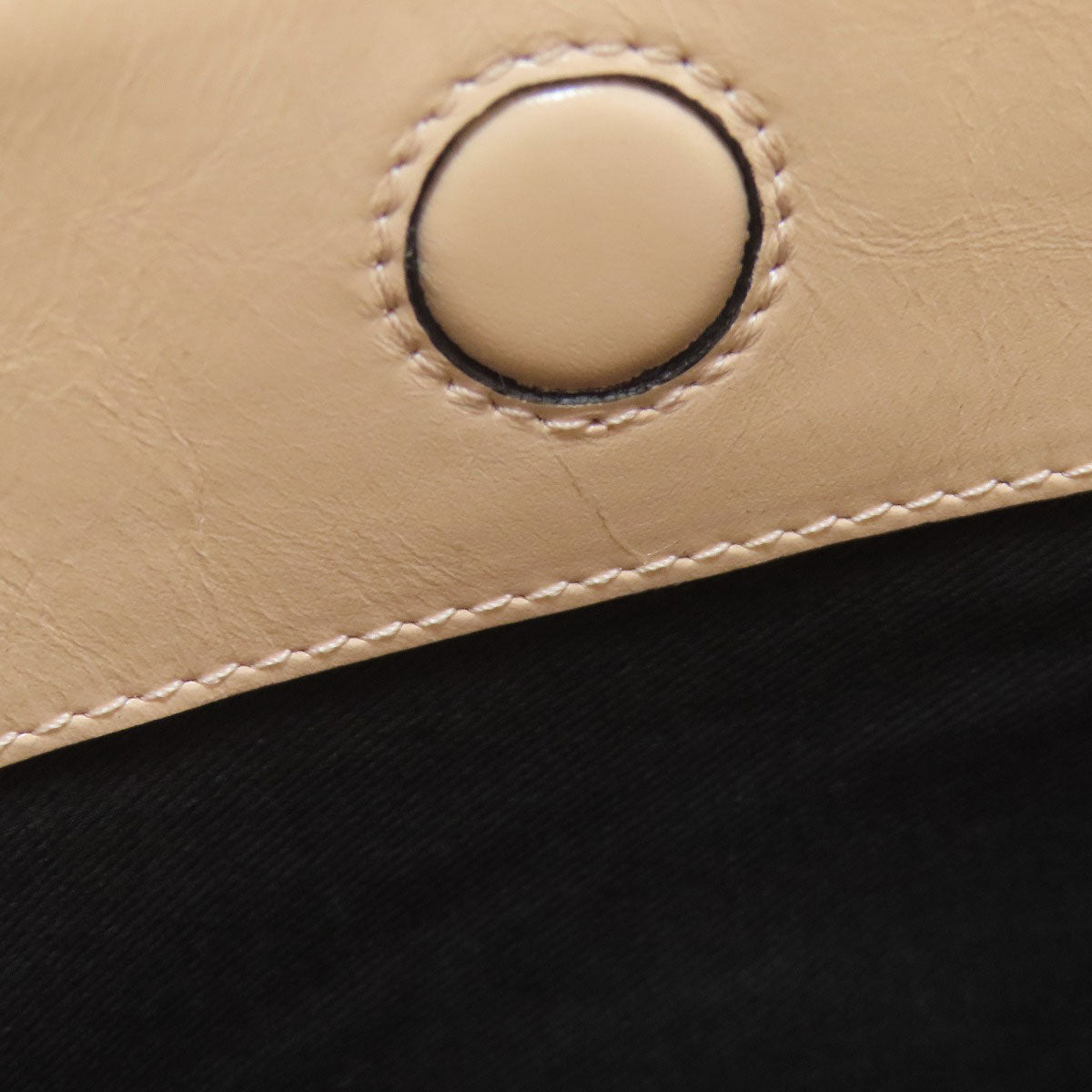 VERSACE logo Handbag Calf Ladies [Used]