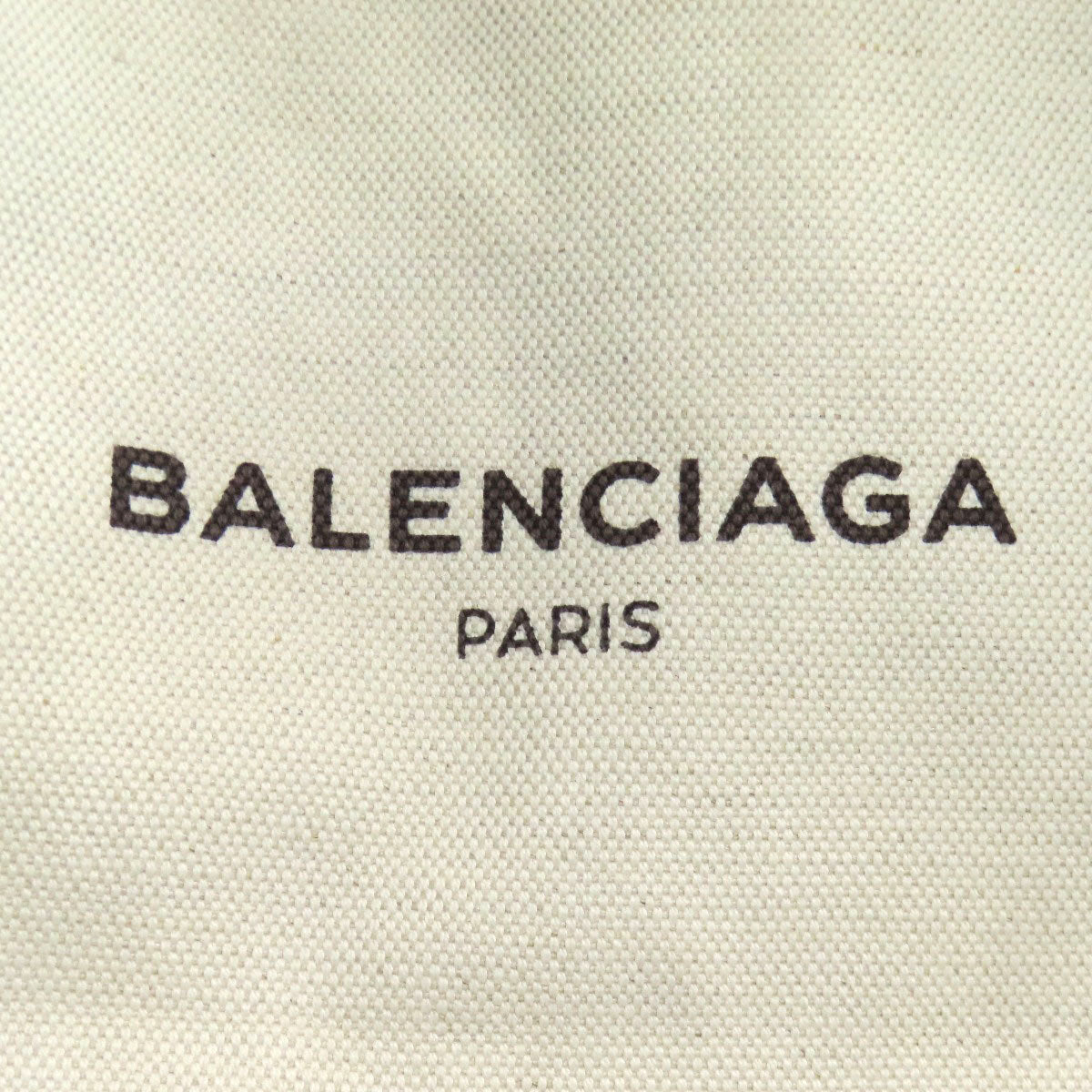 BALENCIAGA 339933 NAVY CABAS Handbag Canvas Ladies [Used]