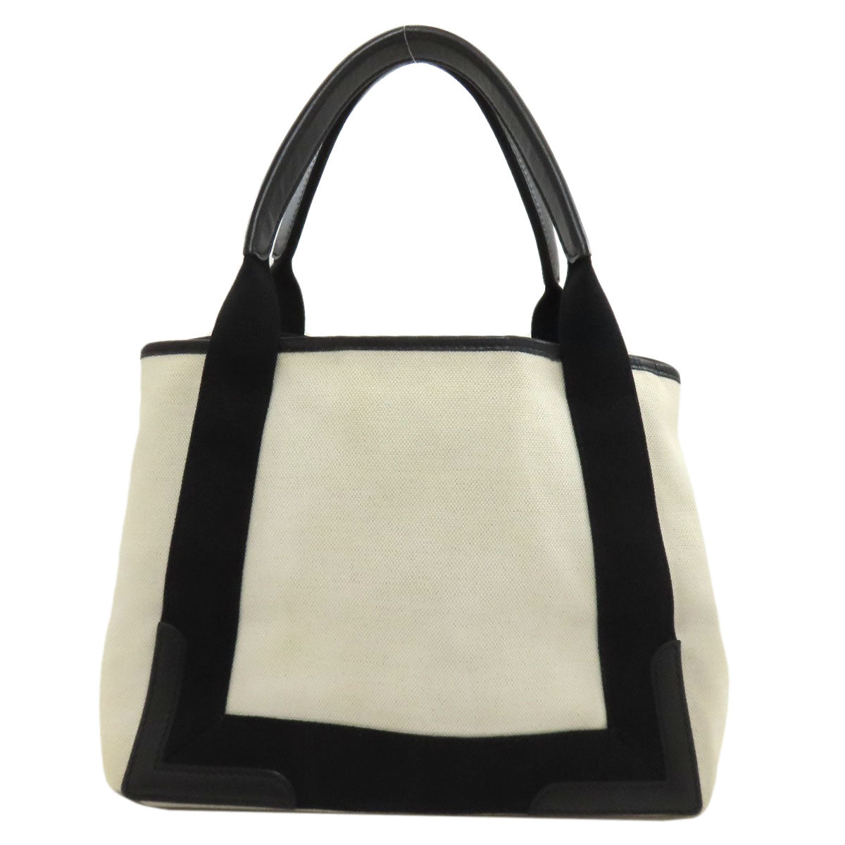 BALENCIAGA 339933 NAVY CABAS Handbag Canvas Ladies [Used]