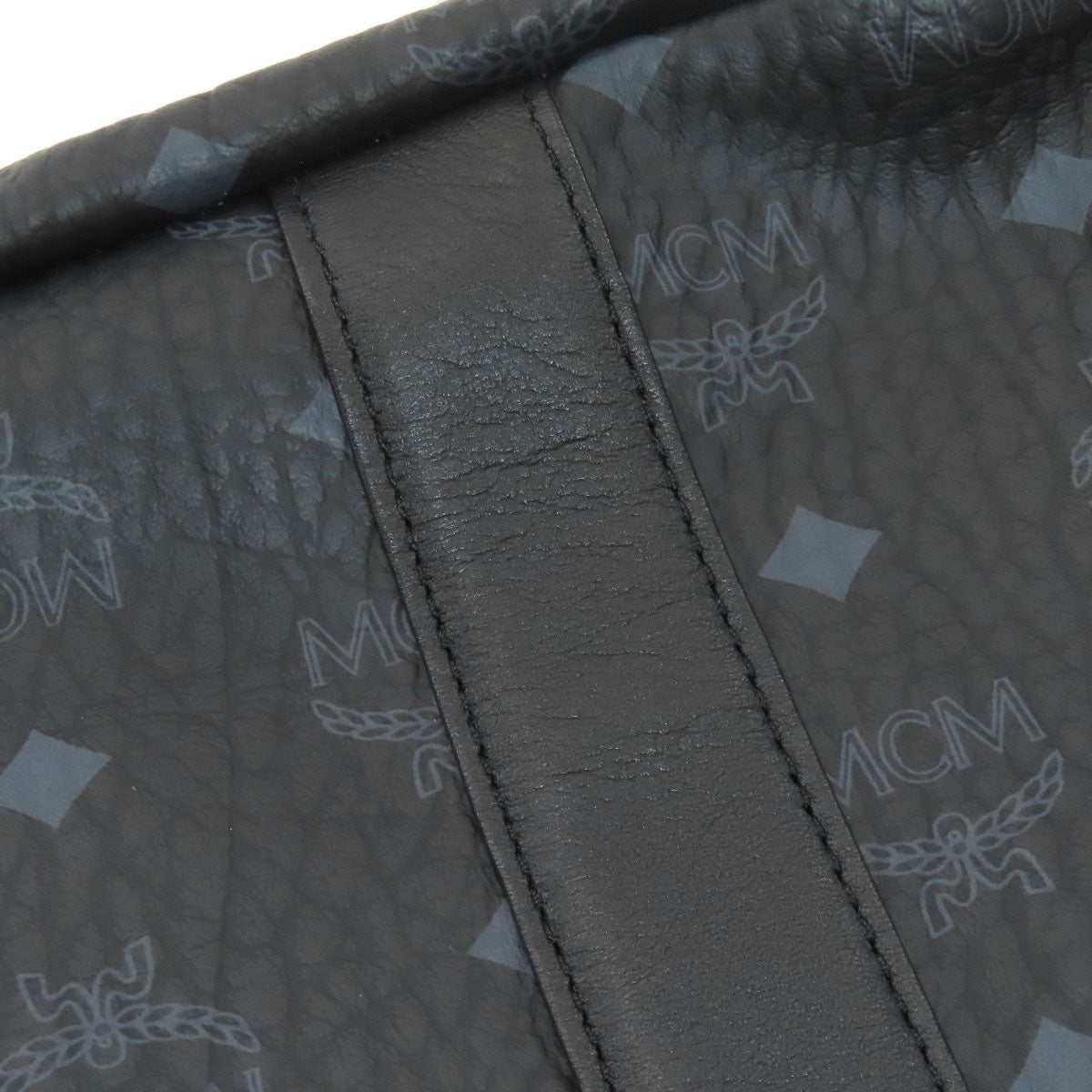 MCM Camouflage pattern Tote Bag Canvas LeatherLadies [Used]