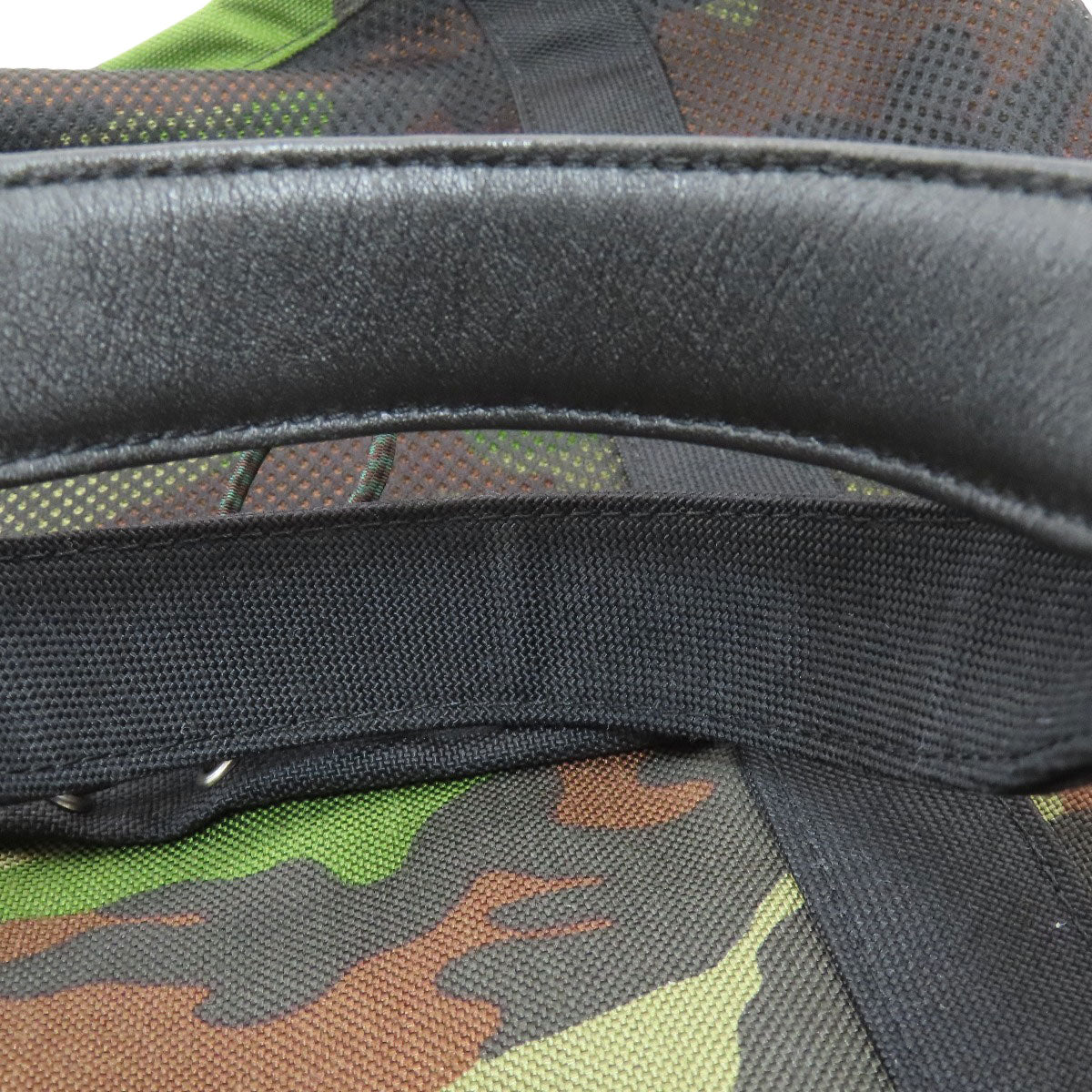 MCM Camouflage pattern Tote Bag Canvas LeatherLadies [Used]