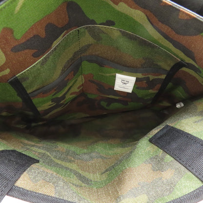 MCM Camouflage pattern Tote Bag Canvas LeatherLadies [Used]