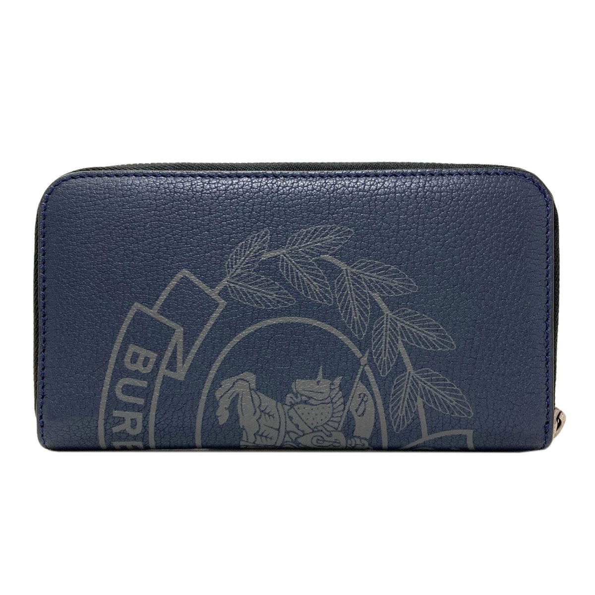 BURBERRY Logo motif Long wallet (with coin pocket) Leather Ladies [Used]