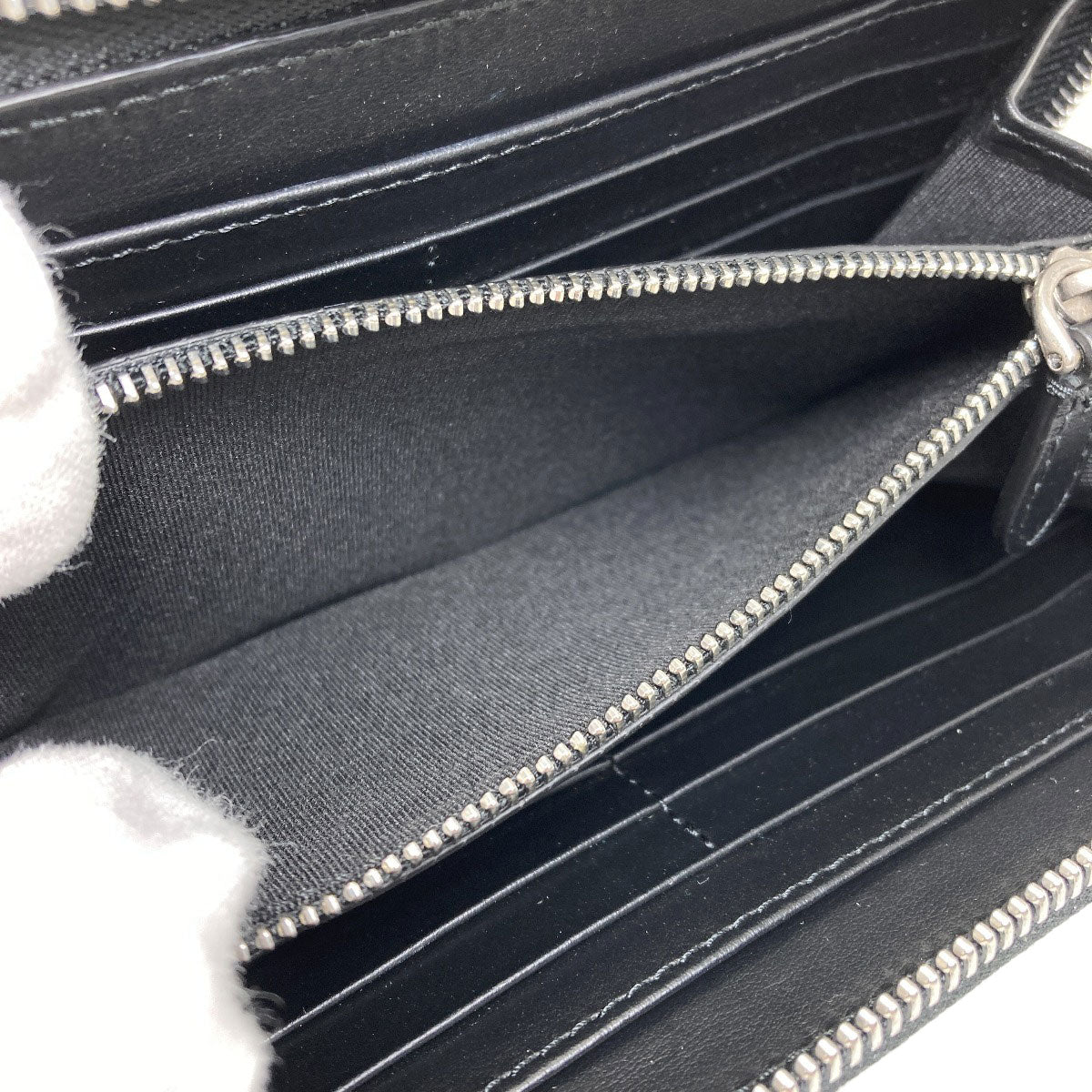 BURBERRY Logo motif Long wallet (with coin pocket) Leather Ladies [Used]