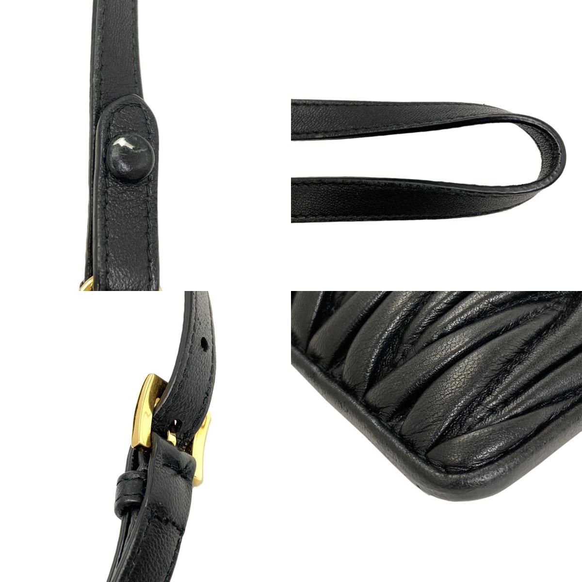 MIUMIU Materasse Shoulder Bag Leather Ladies [Used]