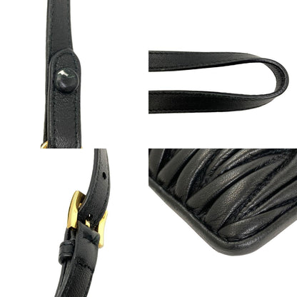 MIUMIU Materasse Shoulder Bag Leather Ladies [Used]