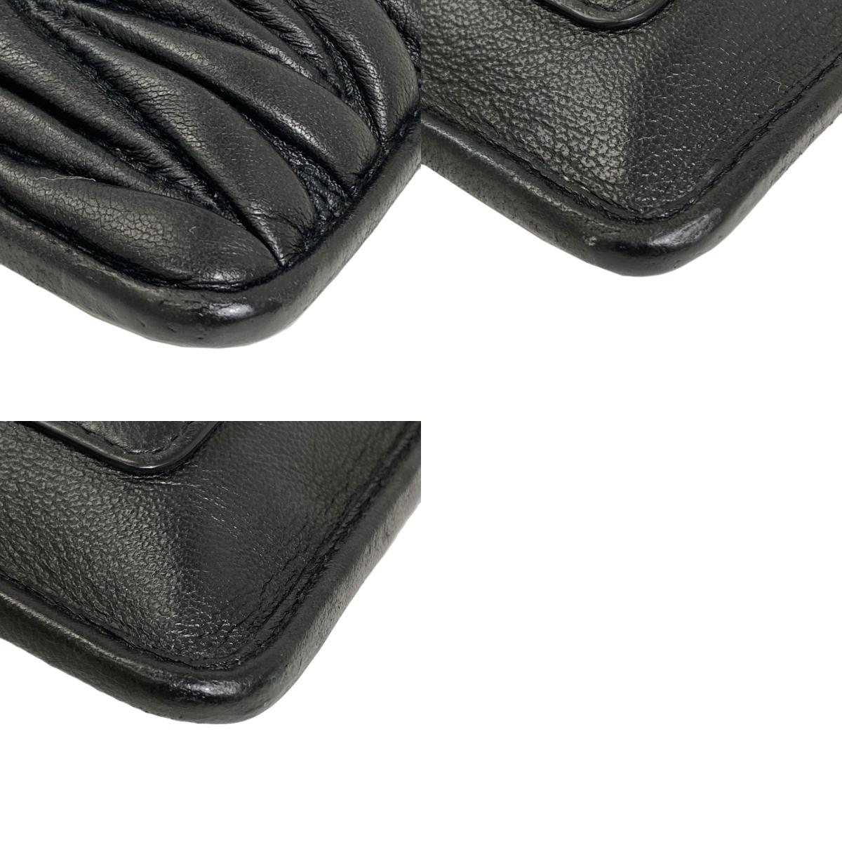 MIUMIU Materasse Shoulder Bag Leather Ladies [Used]