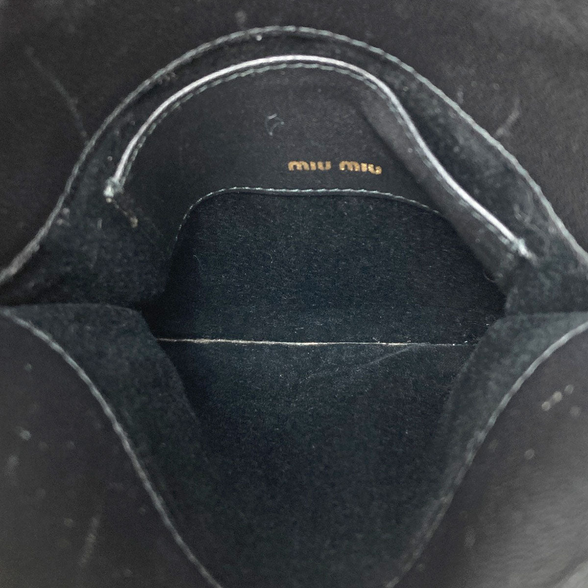 MIUMIU Materasse Shoulder Bag Leather Ladies [Used]