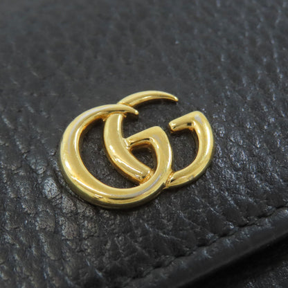 GUCCI 644407 GG Marmont Bifold Wallet with Coin Pocket Leather Ladies [Used]