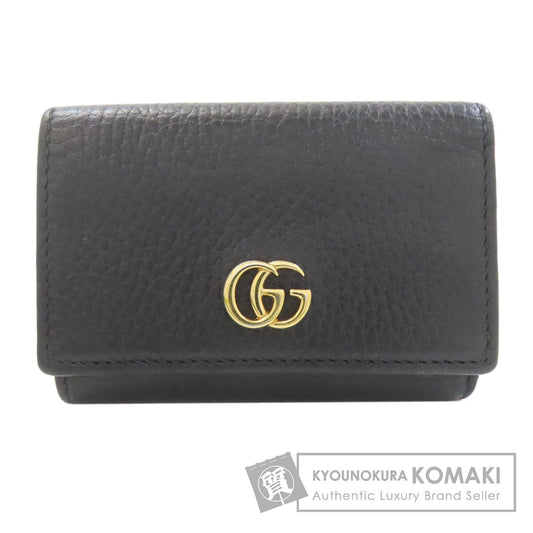 GUCCI 644407 GG Marmont Bifold Wallet with Coin Pocket Leather Ladies [Used]