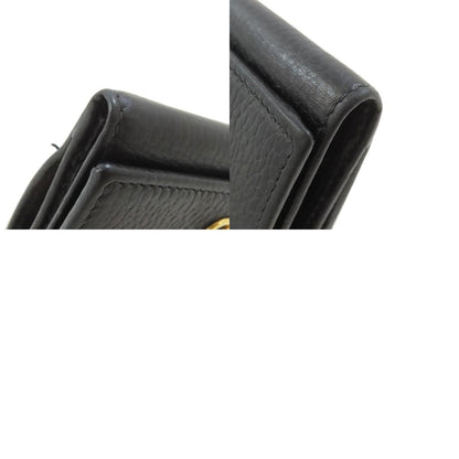 GUCCI 644407 GG Marmont Bifold Wallet with Coin Pocket Leather Ladies [Used]