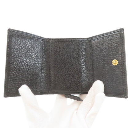 GUCCI 644407 GG Marmont Bifold Wallet with Coin Pocket Leather Ladies [Used]