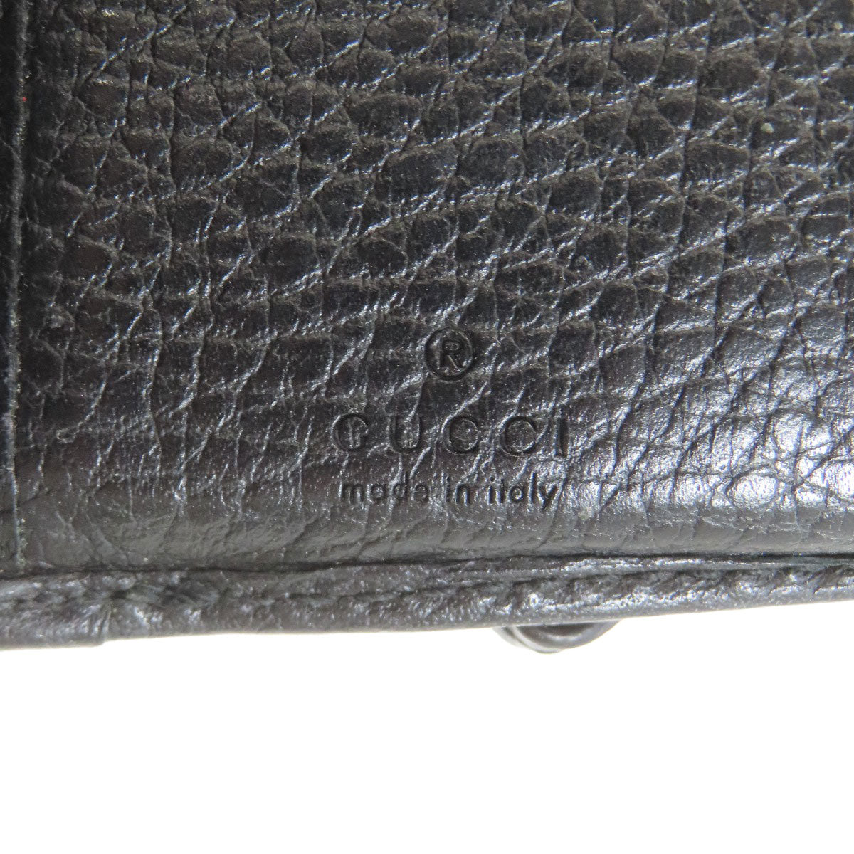 GUCCI 644407 GG Marmont Bifold Wallet with Coin Pocket Leather Ladies [Used]