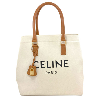 CELINE Horizontal Cabas Handbag Canvas Ladies [Used]