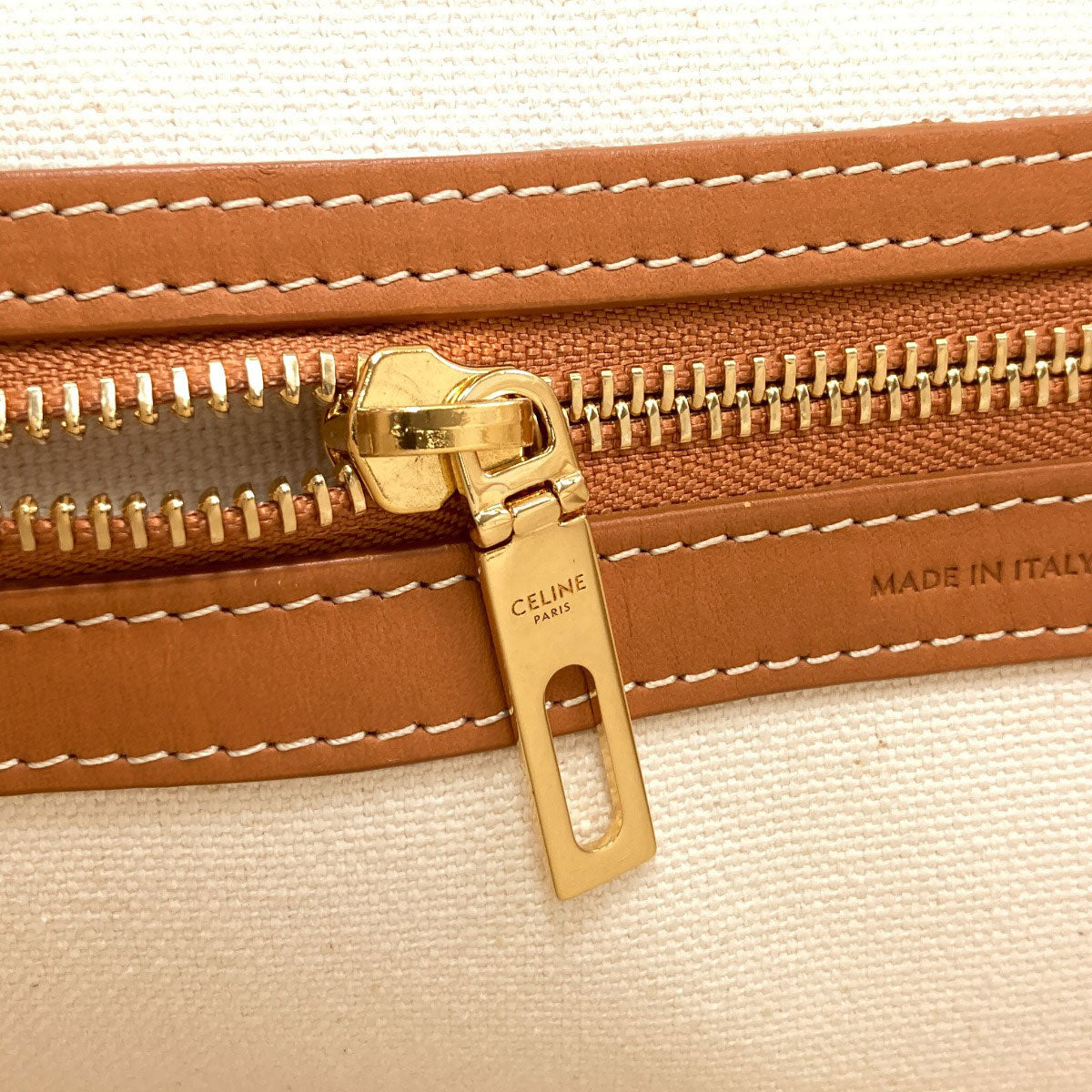 CELINE Horizontal Cabas Handbag Canvas Ladies [Used]