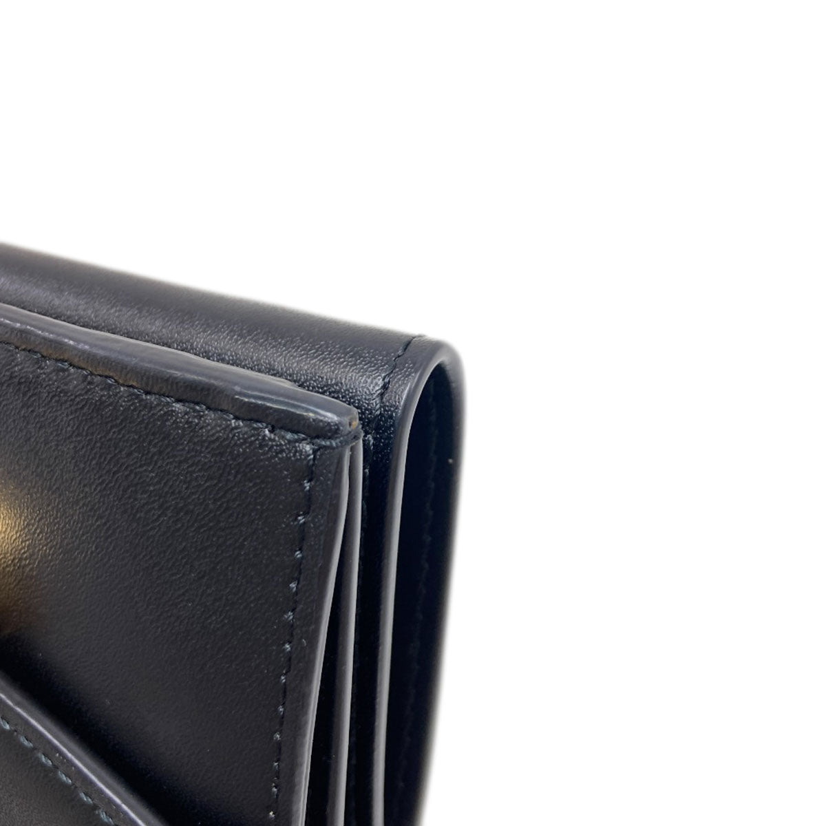 FENDI F is Fendi Micro Trifold Wallet Bifold Wallet with Coin Pocket Calf Ladies [Used]