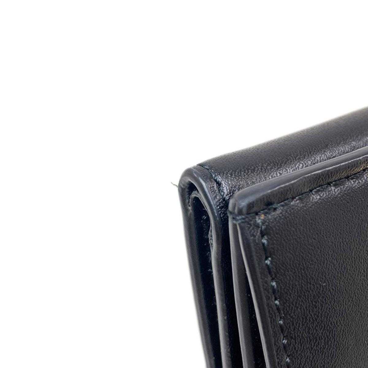 FENDI F is Fendi Micro Trifold Wallet Bifold Wallet with Coin Pocket Calf Ladies [Used]