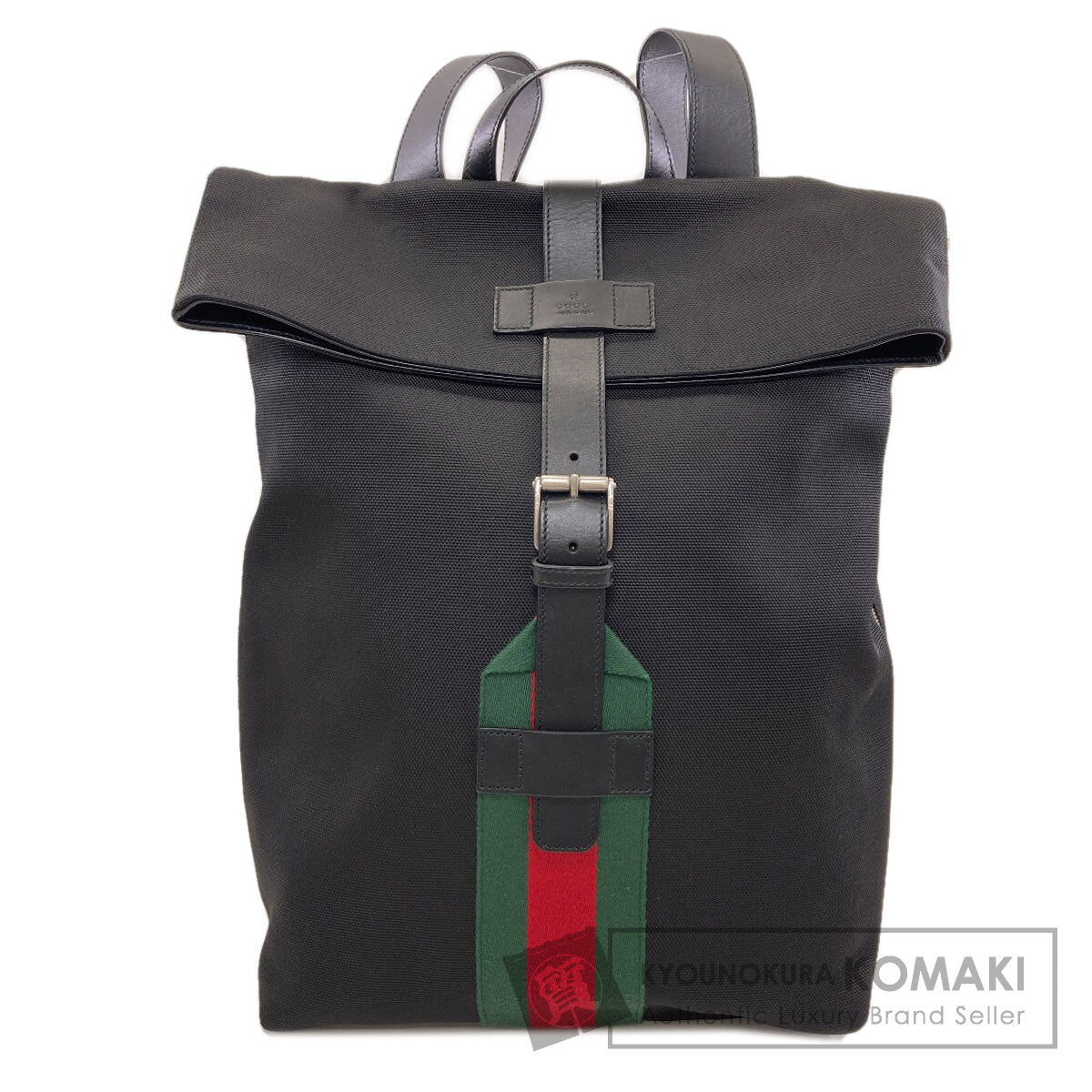 GUCCI 337075 Sherry line Backpack Â· Daypack Canvas Ladies [Used]