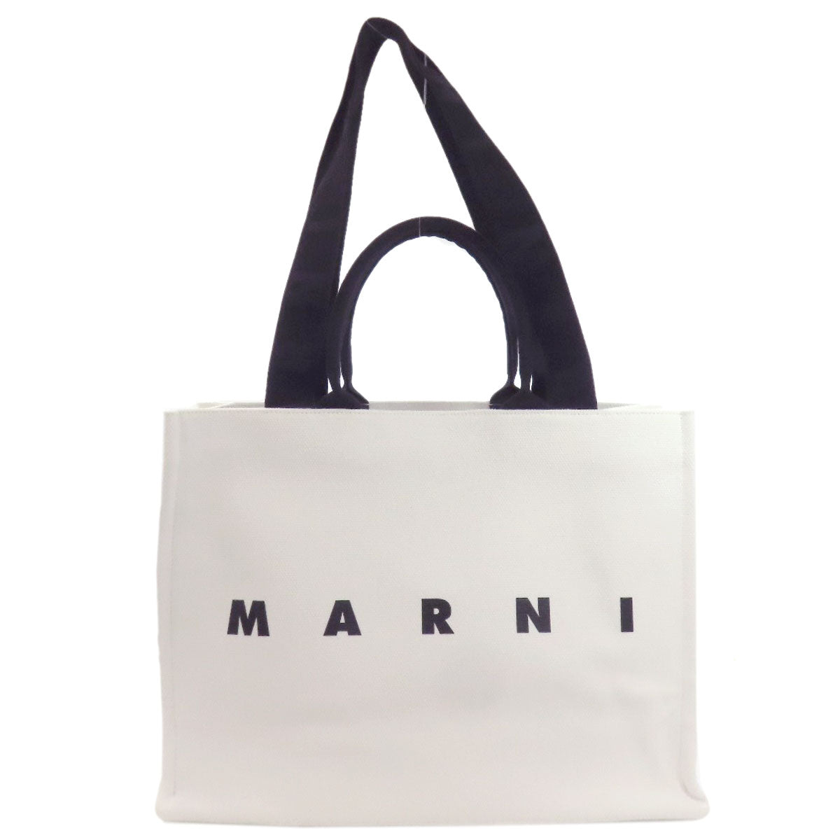 MARNI Logo print 2WAY Tote Bag Canvas Ladies [Used]