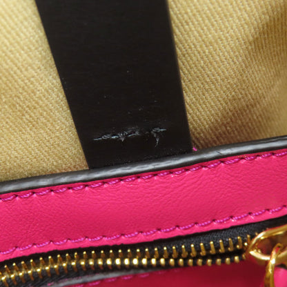 MARNI Museeo Lip Pattern 2WAY Handbag Leather Ladies [Used]