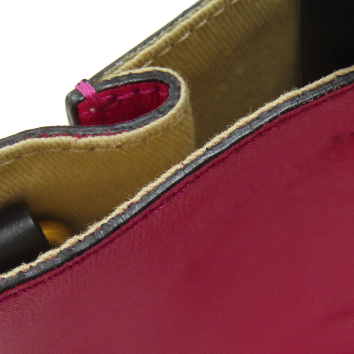 MARNI Museeo Lip Pattern 2WAY Handbag Leather Ladies [Used]